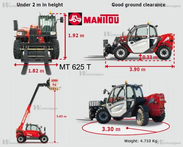 Afbeelding 6m - Manitou MT 625